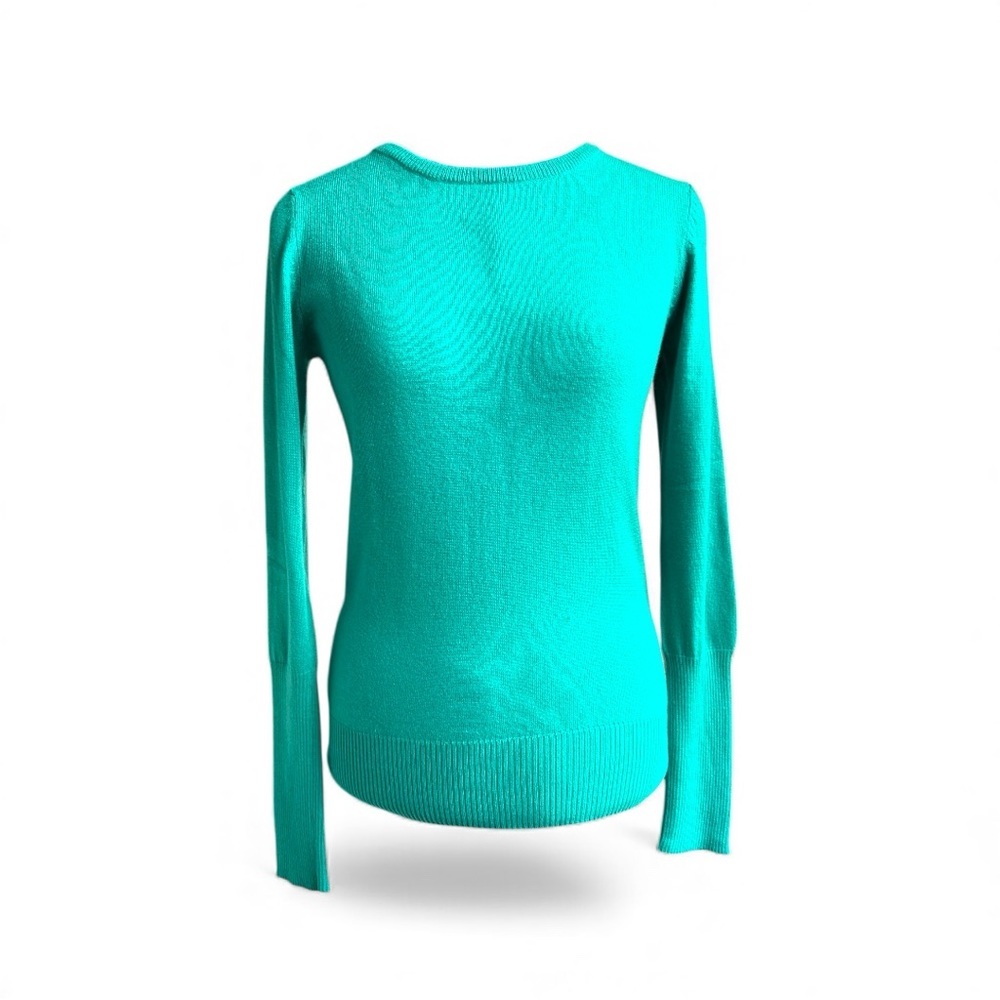 Target Women's Teal Crew Neck Sweater